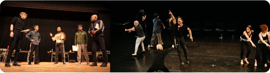 緊張感と創造力に満ちた初稽古の瞬間