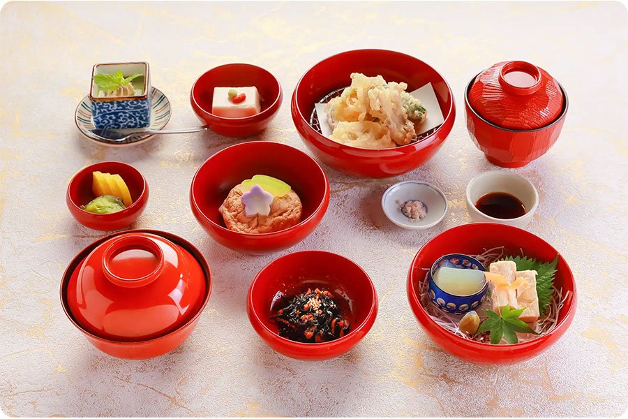 桔梗での精進料理