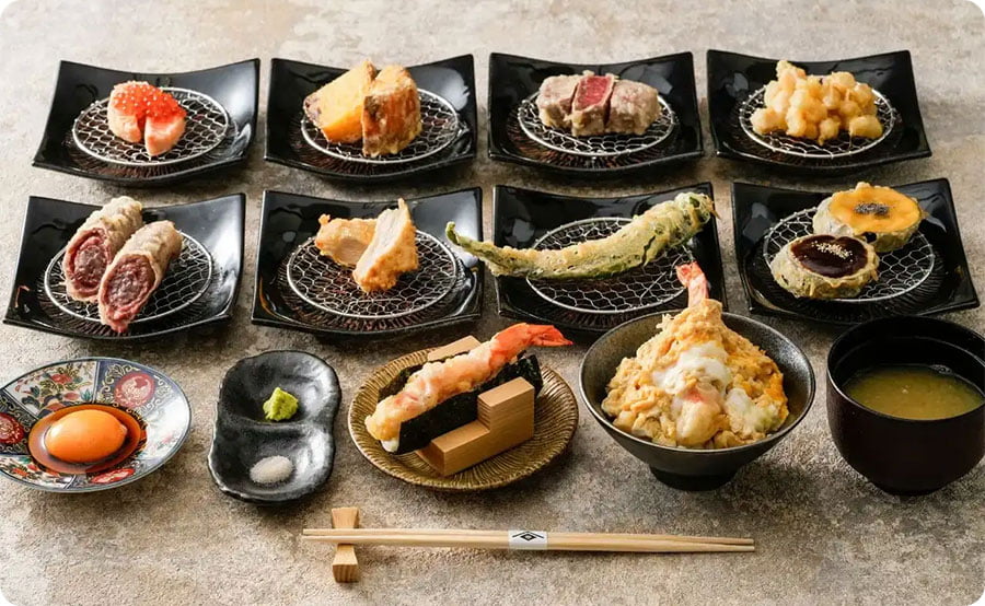 天のめしコースメニュー