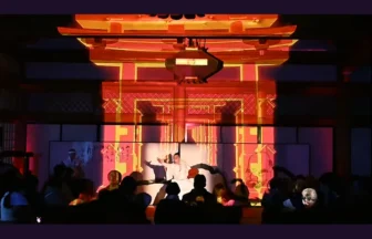 創作歌舞伎×プロジェクションマッピング