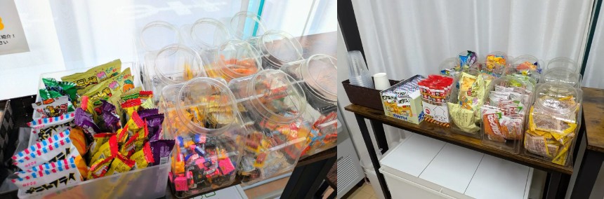 お菓子食べ放題