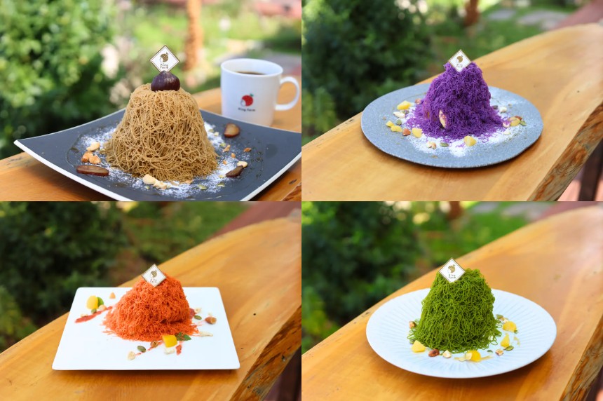 「すいーとぽてと」の4種の味を一度に楽しめる