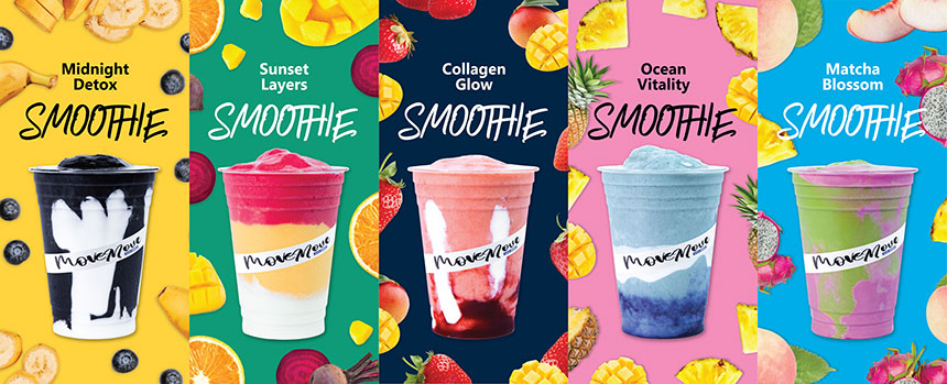 フォトジェニックな見た目を両立したスムージー