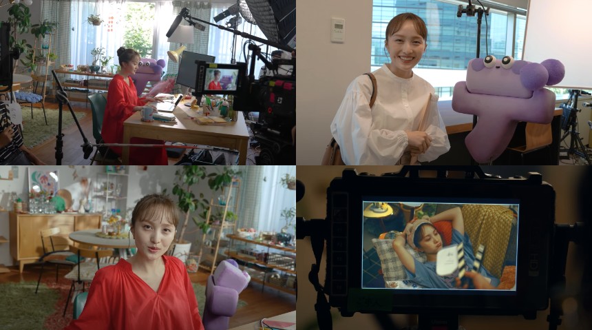 インタビューの様子