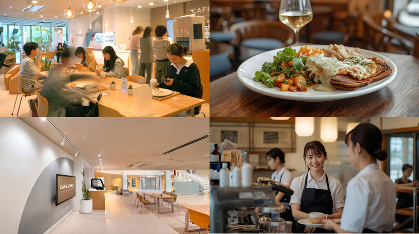 CAFE & DELIは、「食・空間・感動」の3つの価値を融合した新しいカフェ