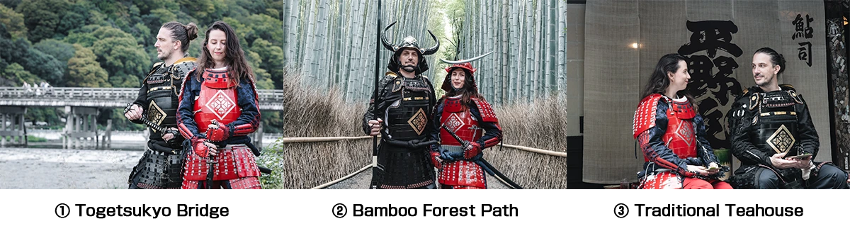 Choose one of Arashiyama’s scenic locations