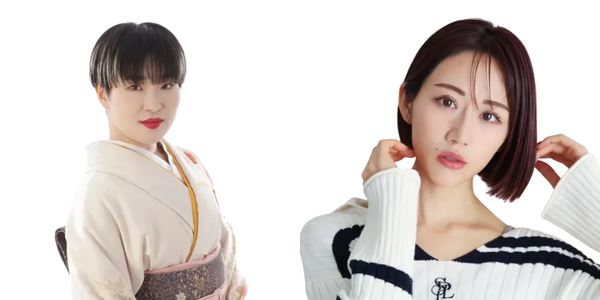 審査員のBOW（元東京ゲゲゲイ）、MCのタレント堀井ふき