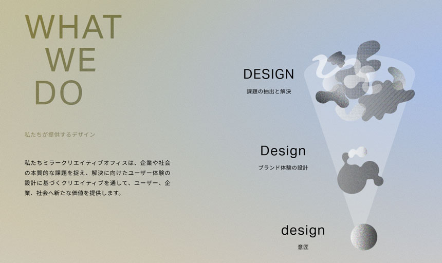ミラークリエイティブオフィスのデザイン