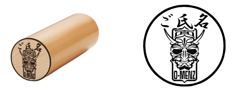 【O-MENZ】丸印・ロゴ