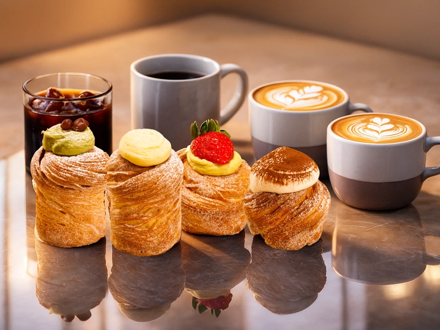 Phi cream & croissant