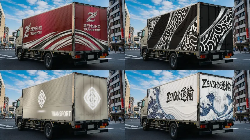 トラックペイント.comのデザイン例