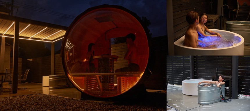 本格バレルサウナ×水風呂×ジャグジー
