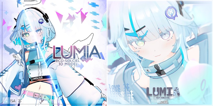 オリジナル3Dモデル「ルミア（LUMIA）」
