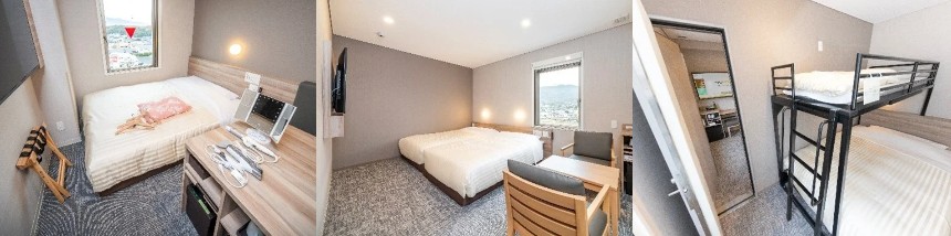 多様な客室タイプ