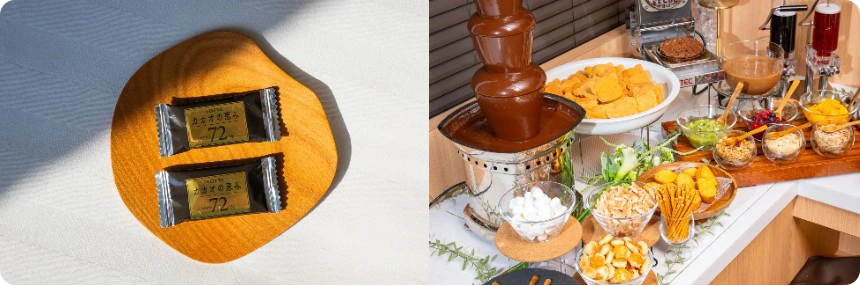 選りすぐりのカカオを使用した 高カカオチョコレート