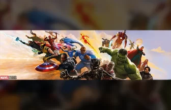 巨大壁画「マーベル・スタジオ オリジナルアート シーニック」