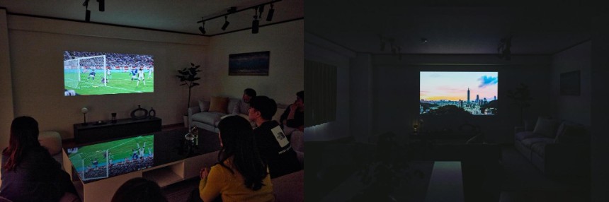 映画館のような臨場感で楽しめるプライベートシアター